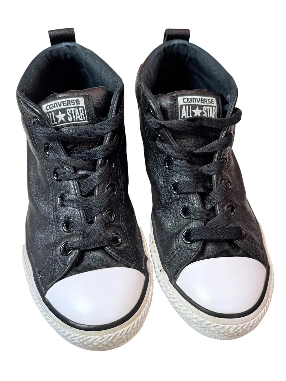 Converse Chuck Taylor All Star Leather High Tops Junior 5 EU 37.5